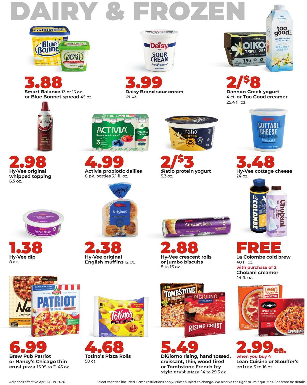 Catalogue HyVee from 04/13/2026