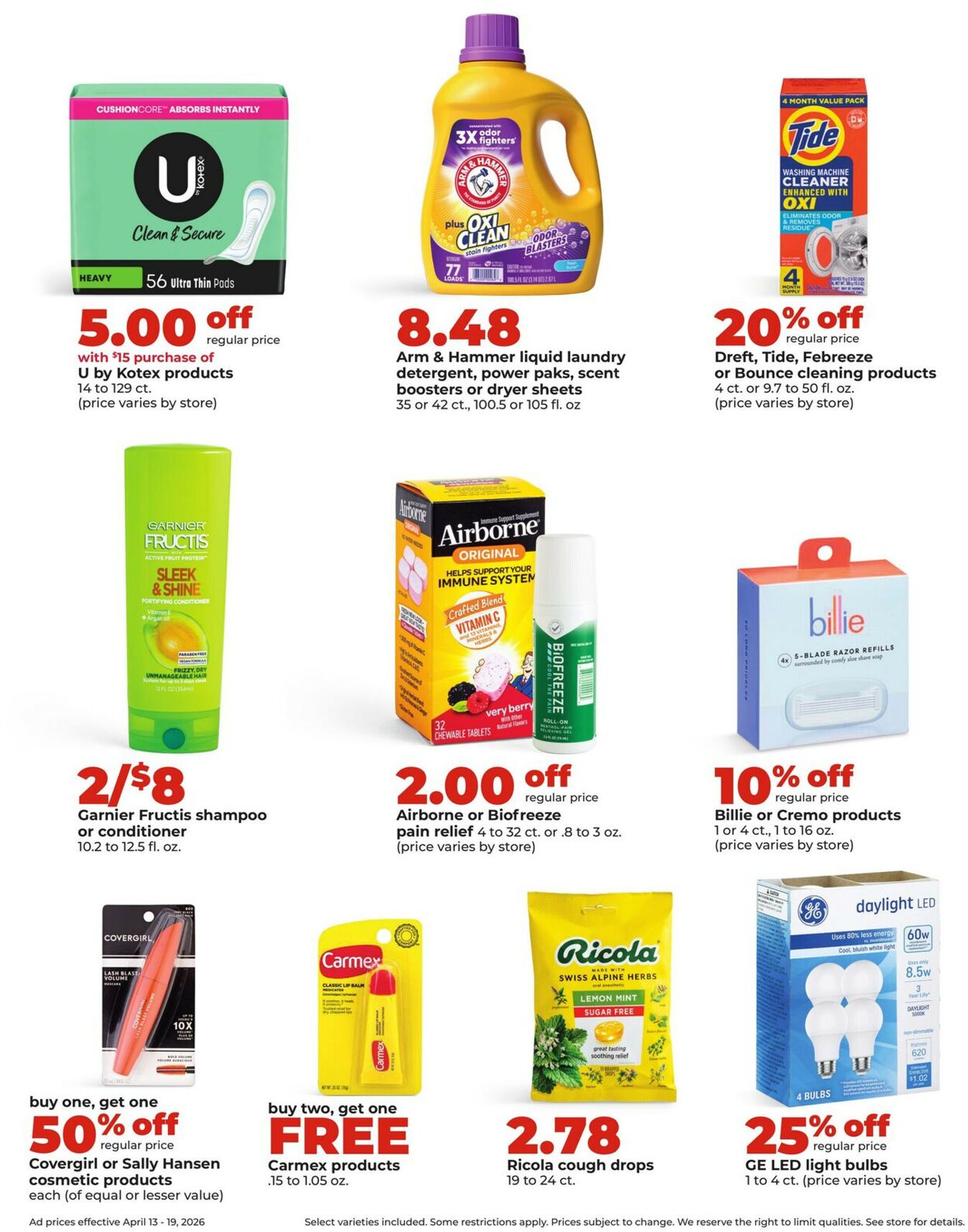 Catalogue HyVee from 04/13/2026