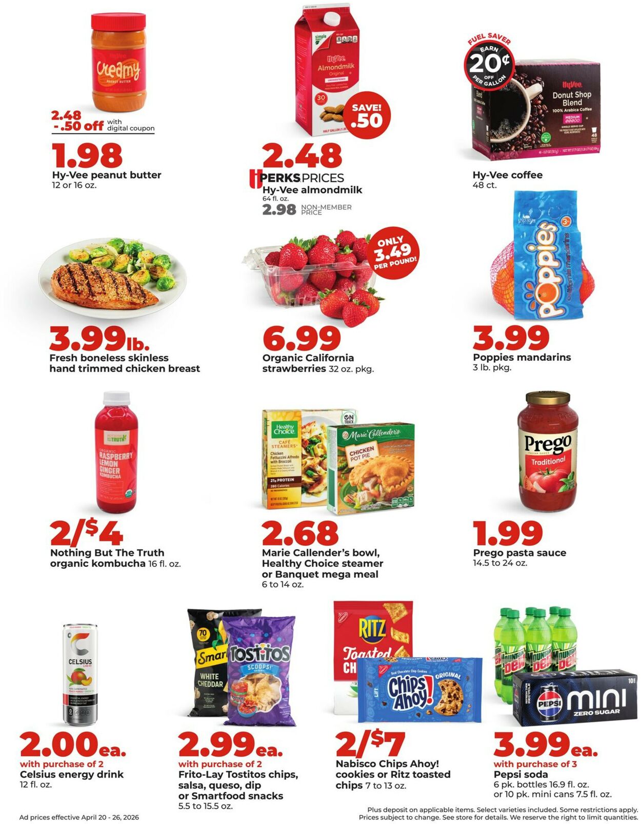 Catalogue HyVee from 04/20/2026