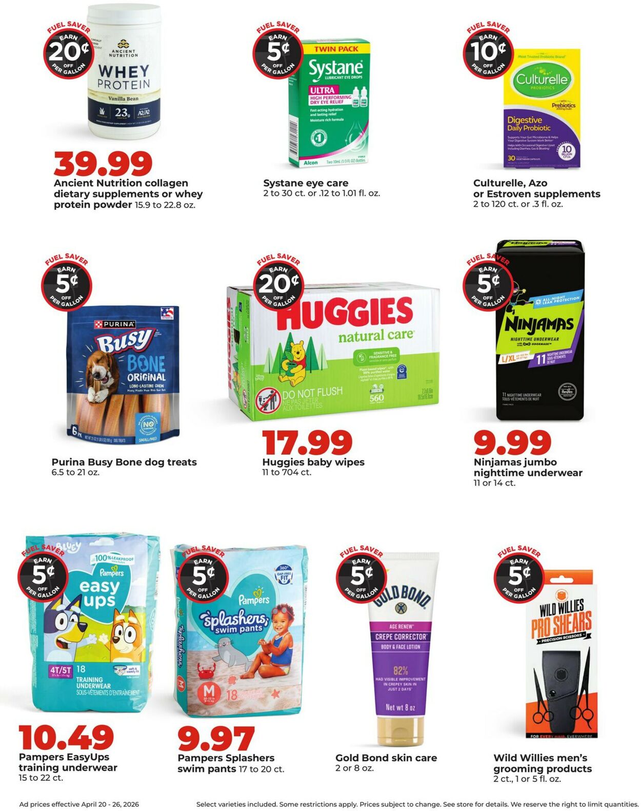 Catalogue HyVee from 04/20/2026