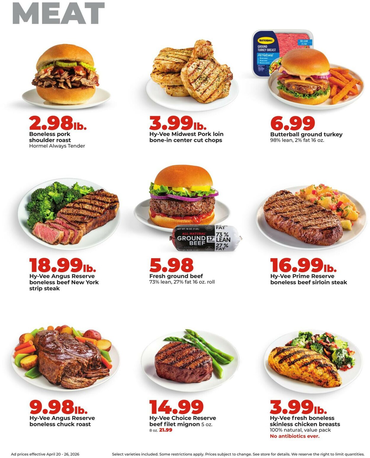 Catalogue HyVee from 04/20/2026