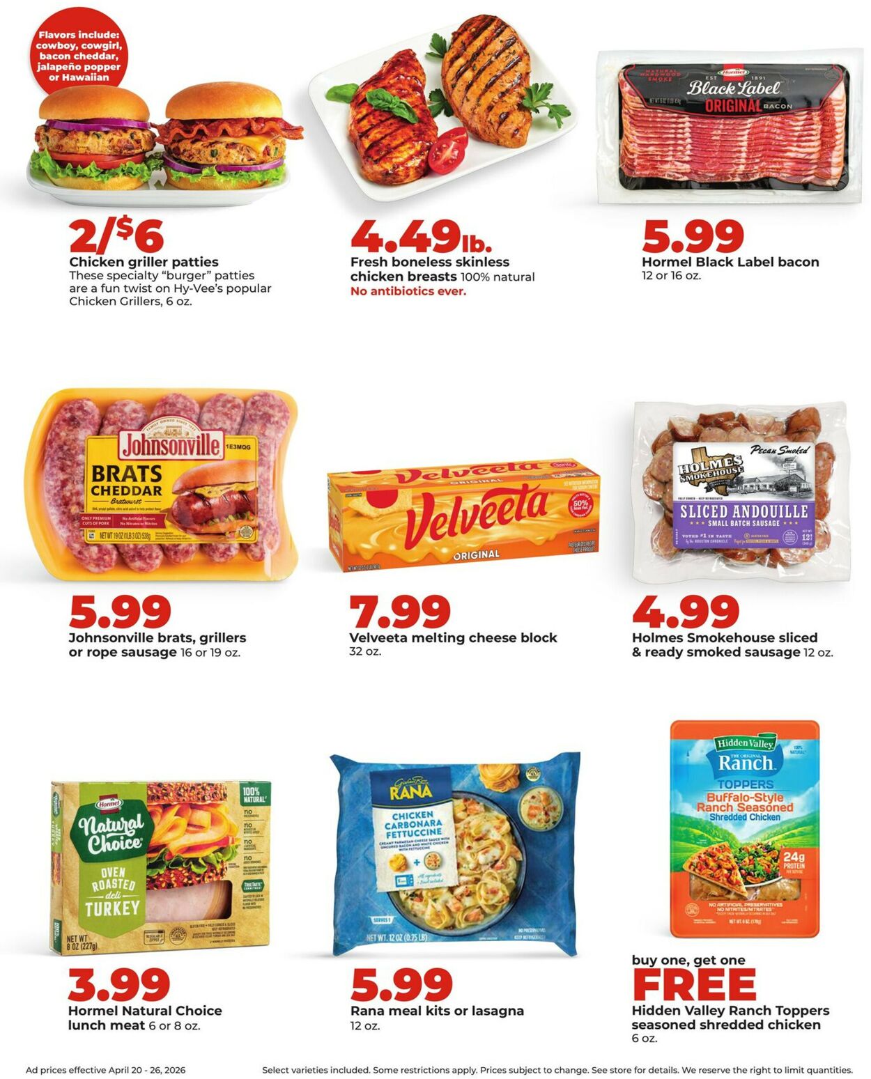Catalogue HyVee from 04/20/2026