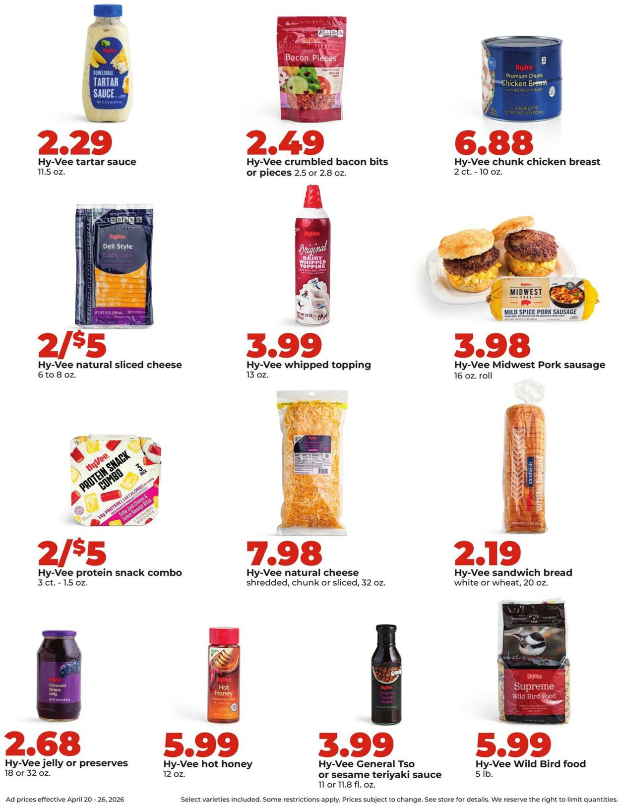 Catalogue HyVee from 04/20/2026