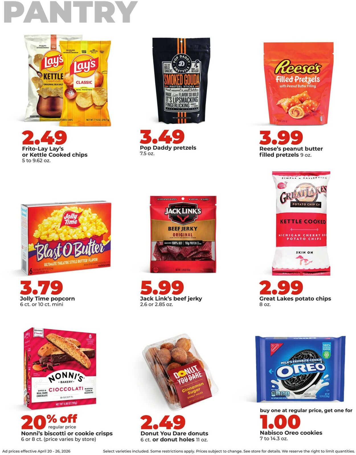Catalogue HyVee from 04/20/2026