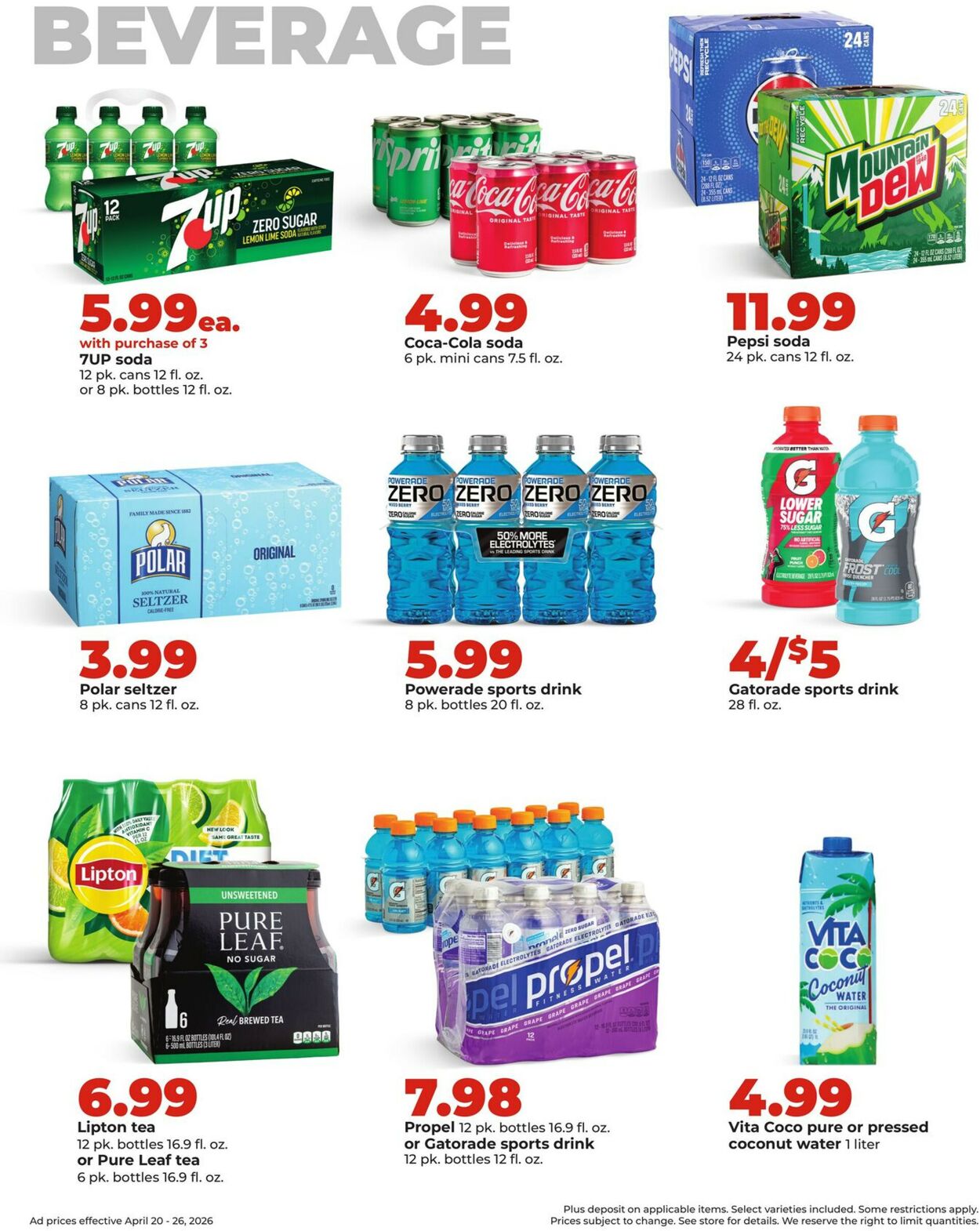 Catalogue HyVee from 04/20/2026