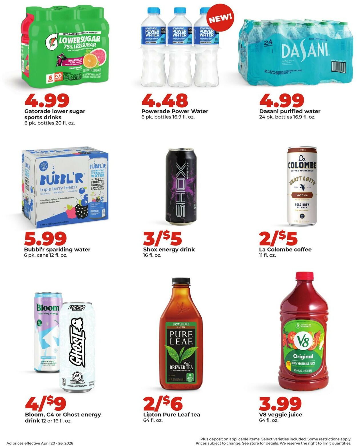 Catalogue HyVee from 04/20/2026