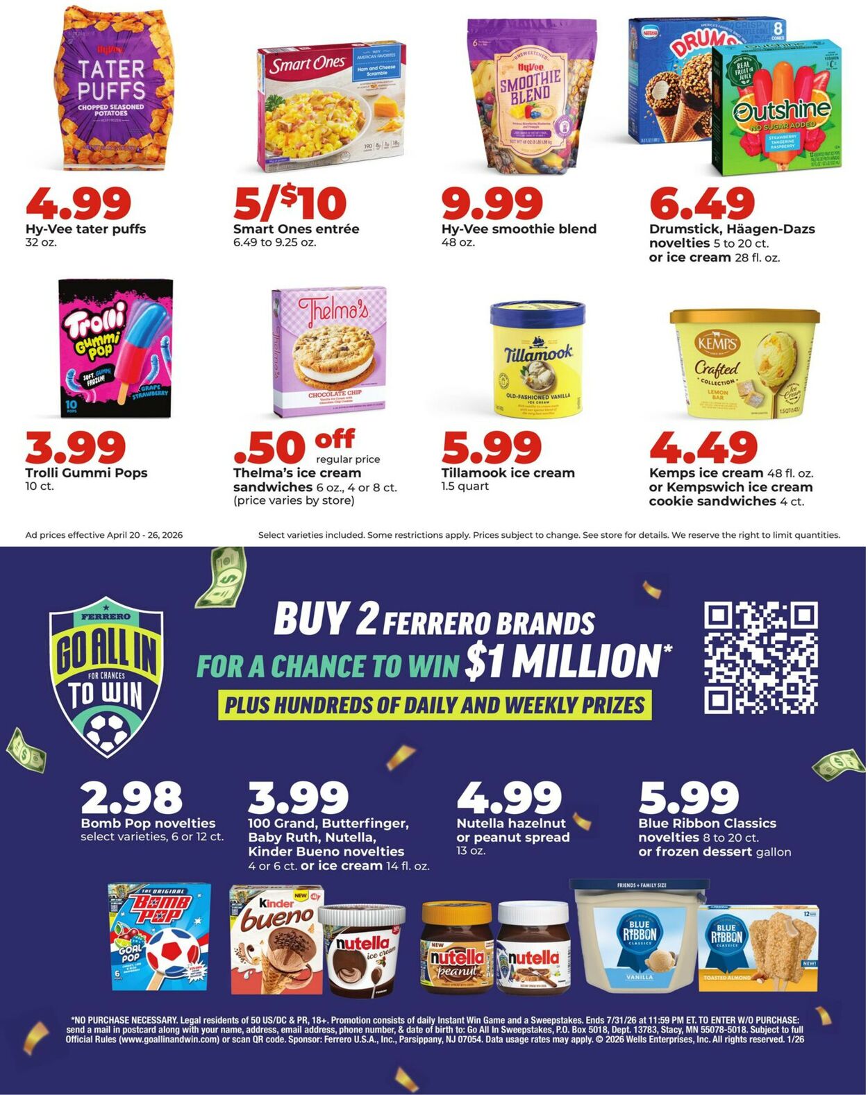 Catalogue HyVee from 04/20/2026