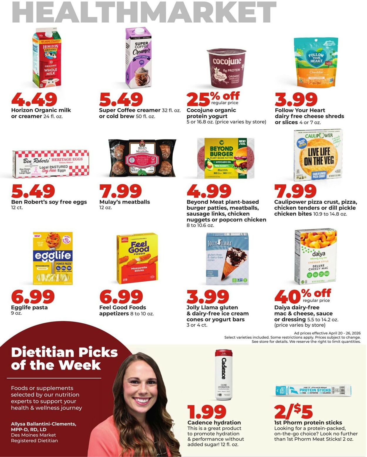 Catalogue HyVee from 04/20/2026