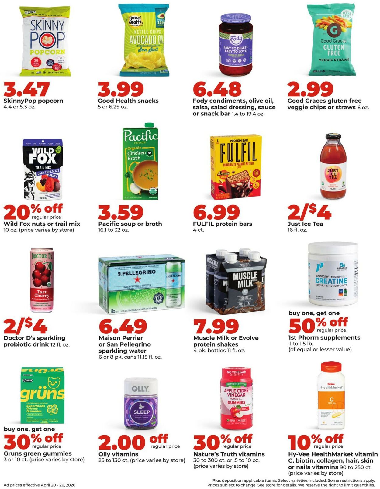 Catalogue HyVee from 04/20/2026