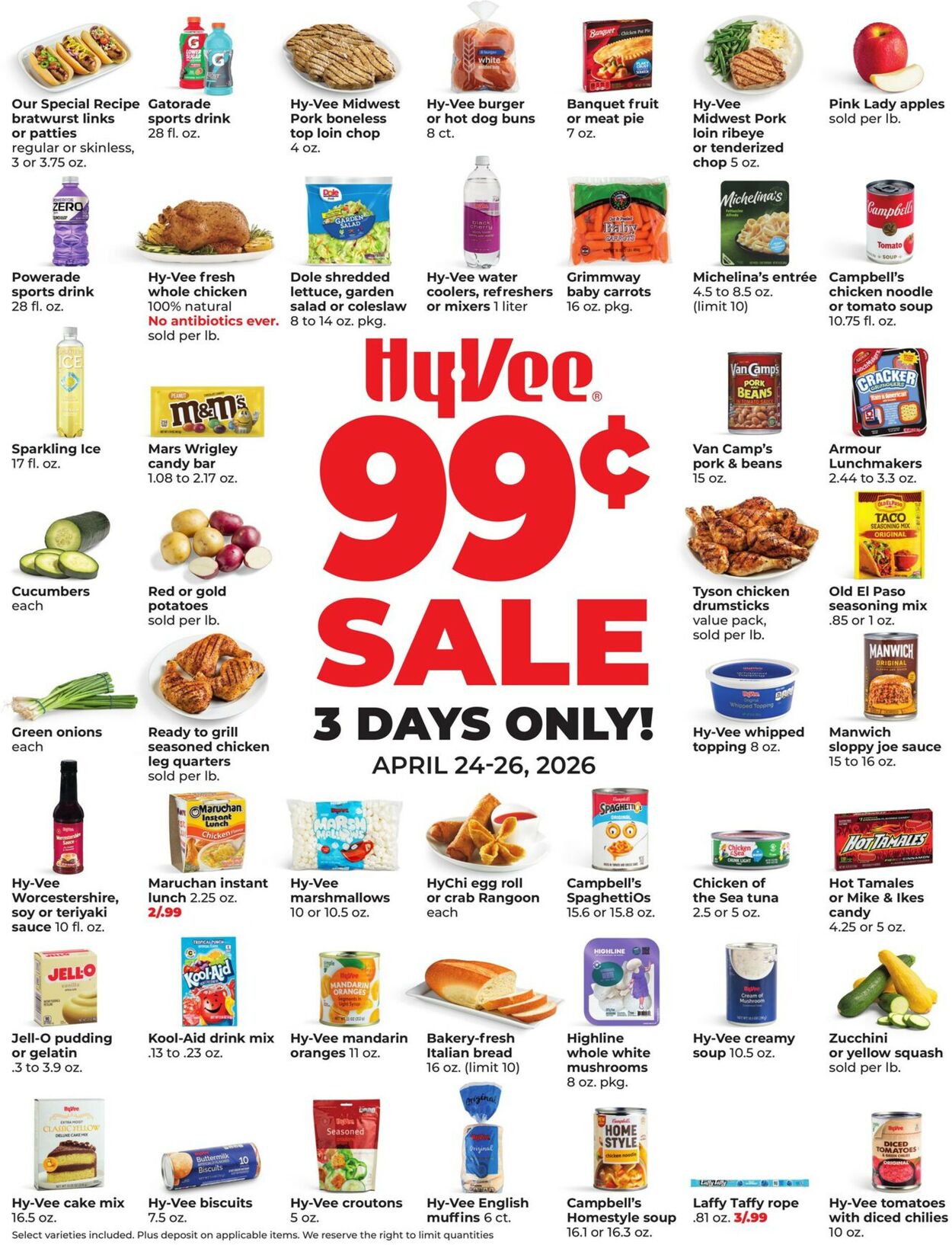 Catalogue HyVee from 04/24/2026