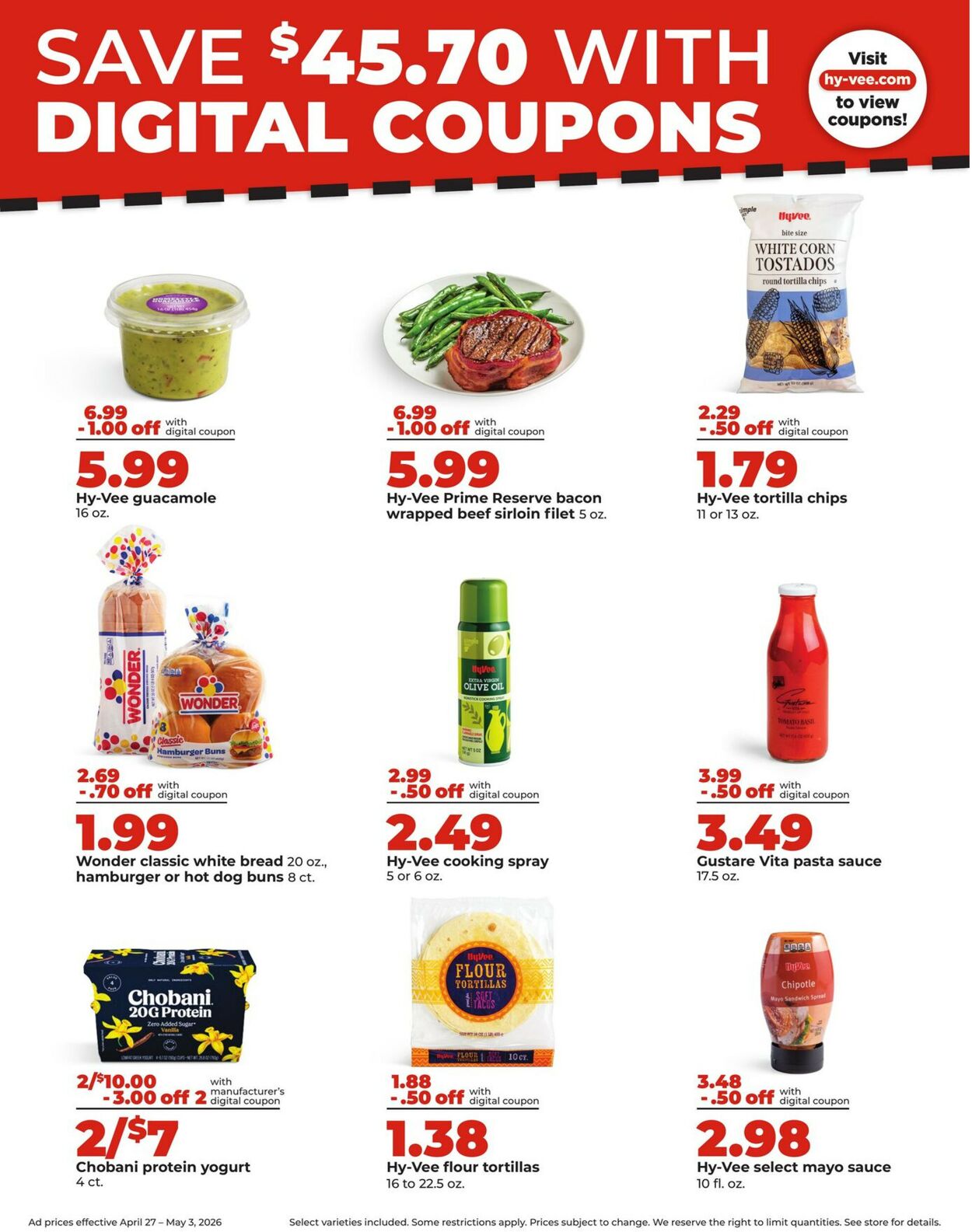 Catalogue HyVee from 04/27/2026