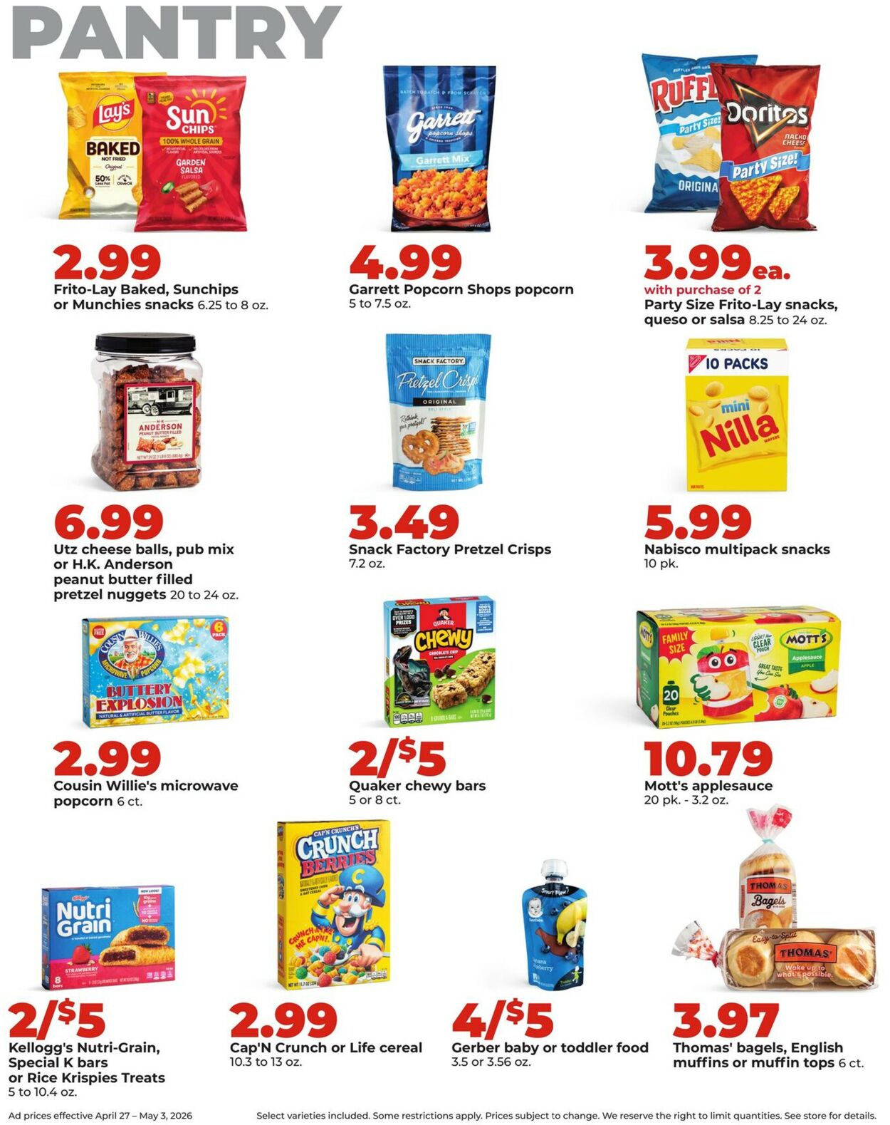 Catalogue HyVee from 04/27/2026