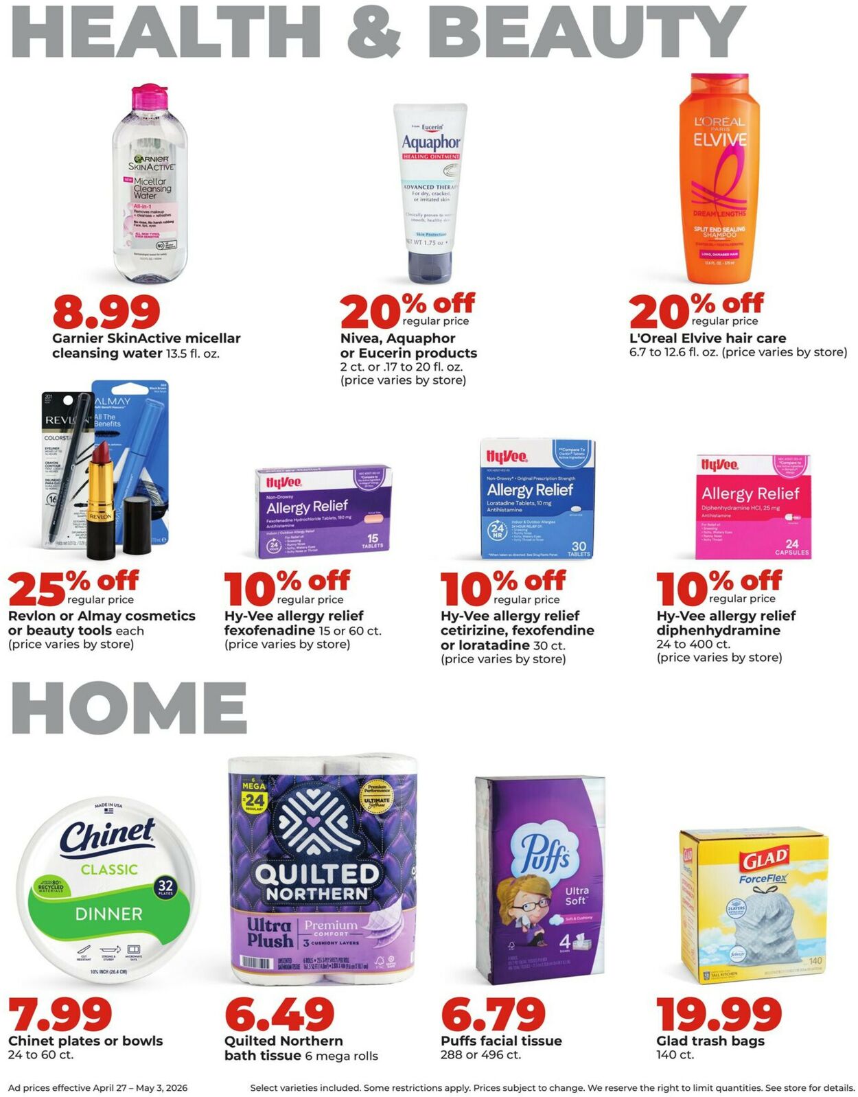 Catalogue HyVee from 04/27/2026