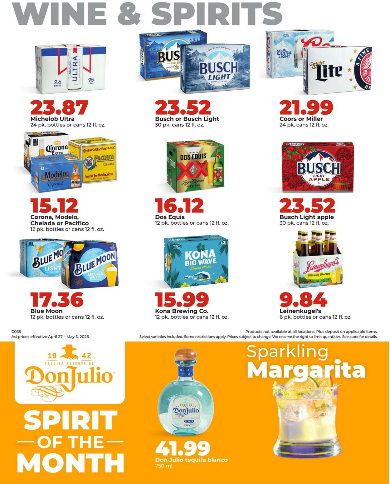 Catalogue HyVee from 04/27/2026