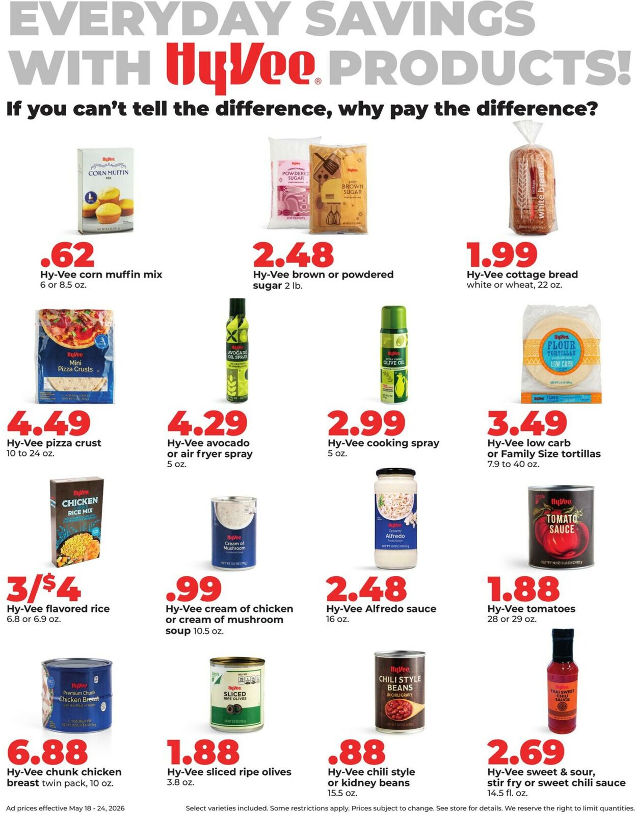 Catalogue HyVee from 05/18/2026