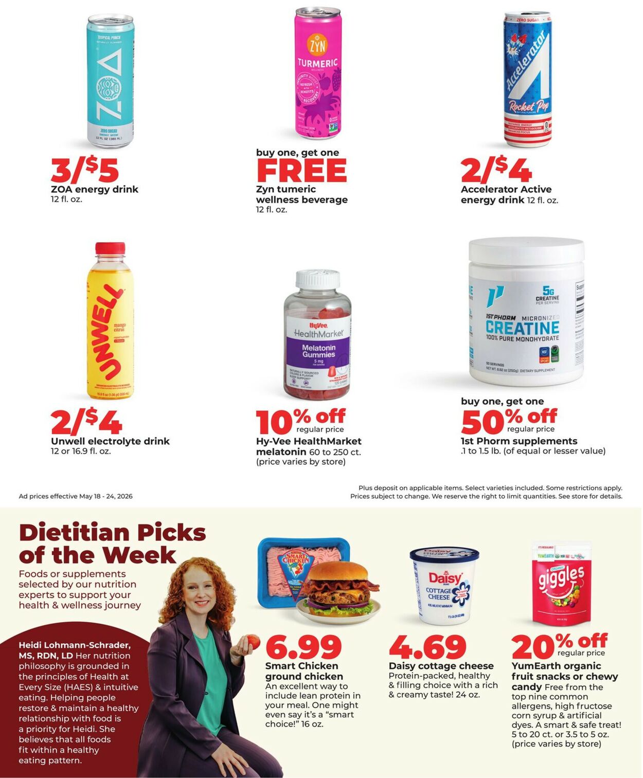 Catalogue HyVee from 05/18/2026