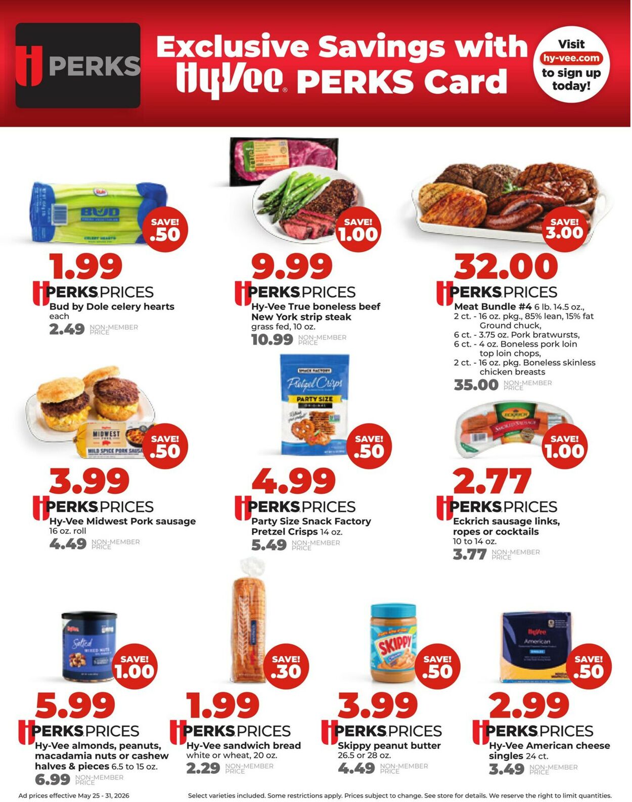 Catalogue HyVee from 05/25/2026