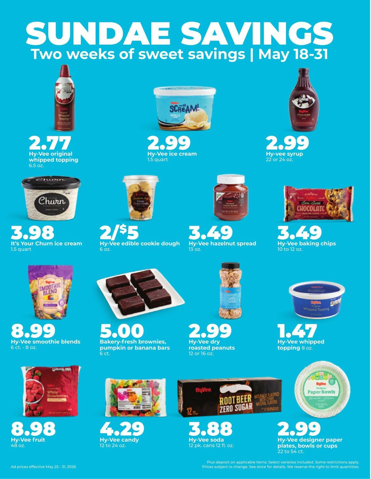 Catalogue HyVee from 05/25/2026