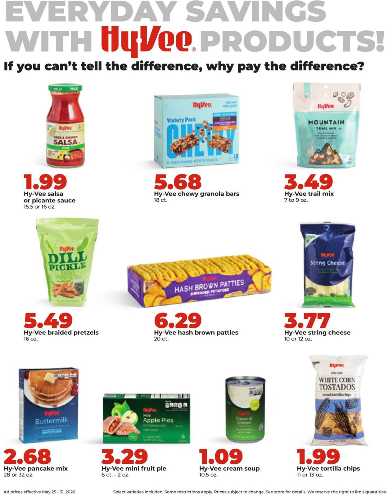 Catalogue HyVee from 05/25/2026