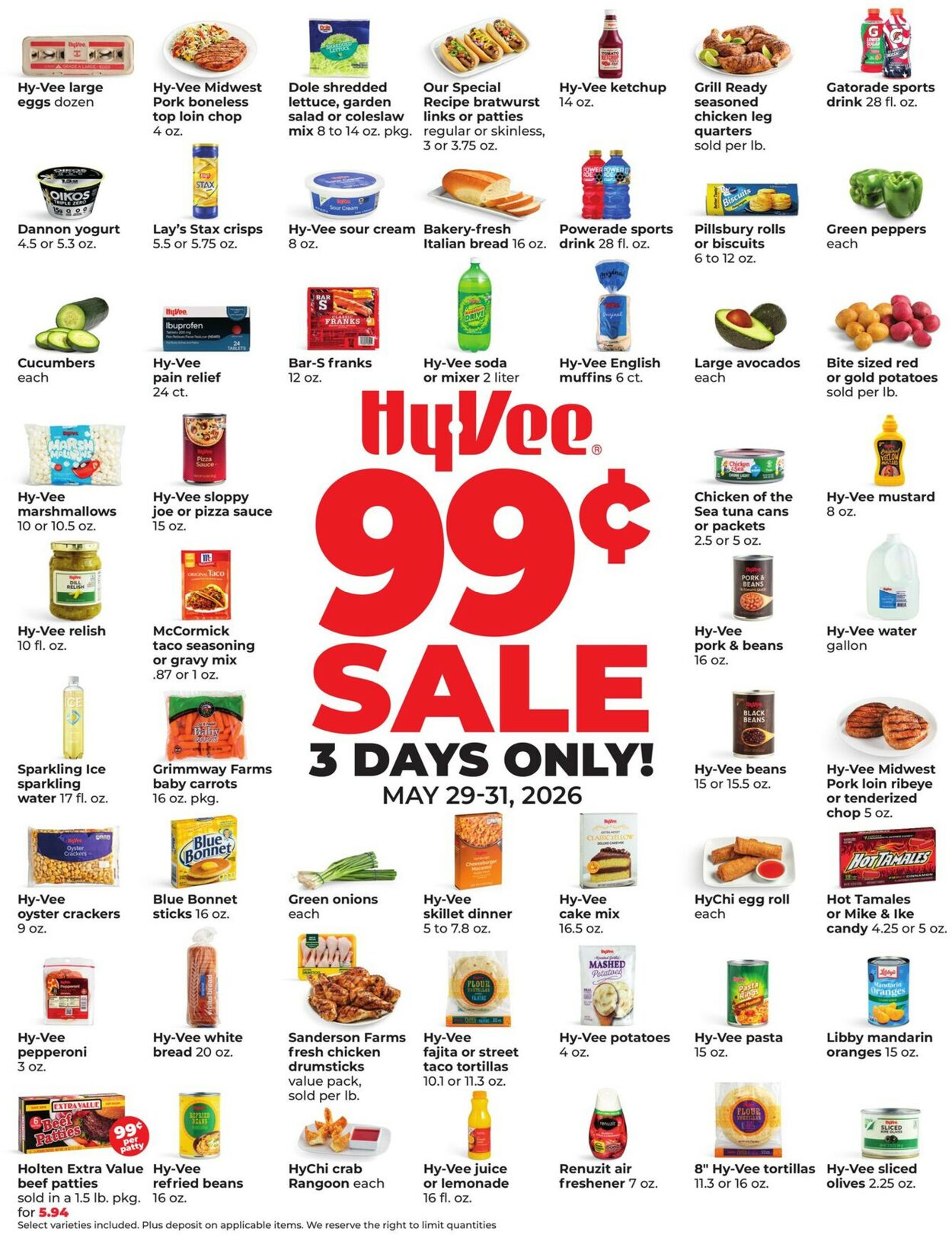 Catalogue HyVee from 05/29/2026