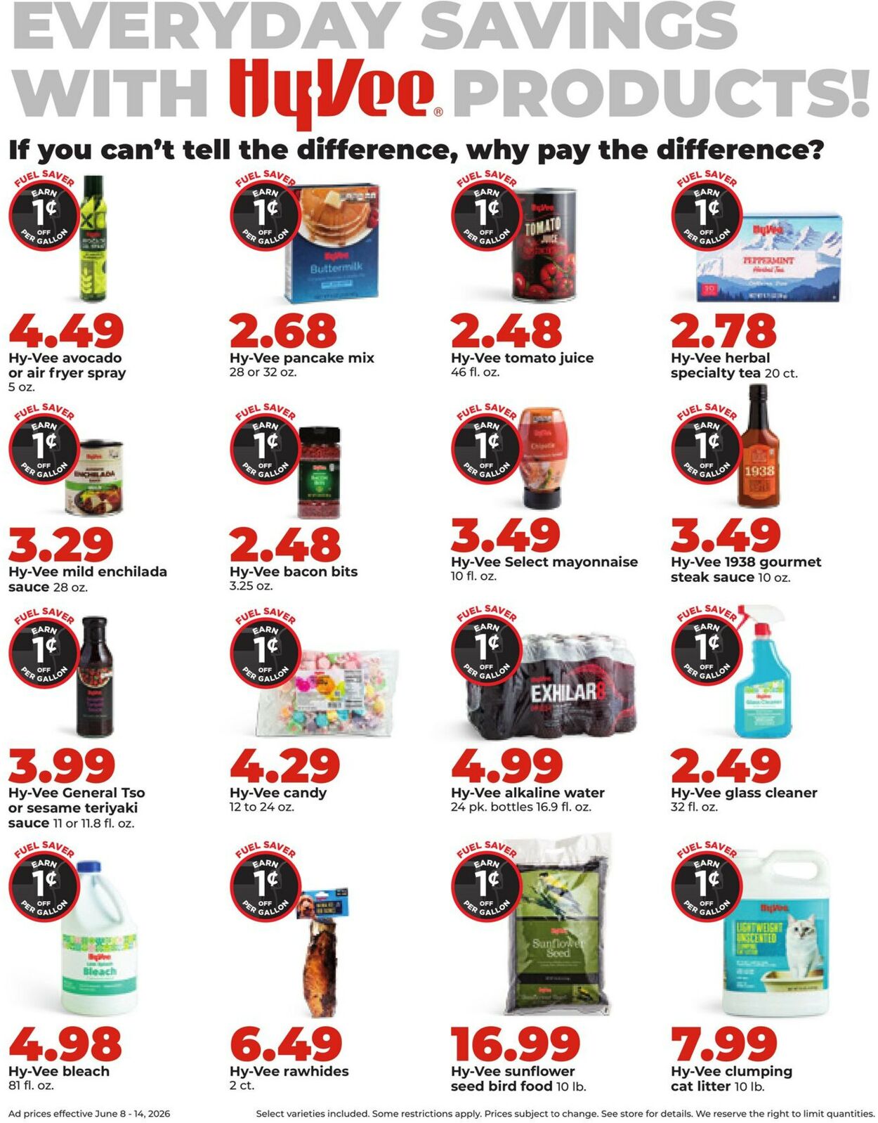Catalogue HyVee from 06/08/2026