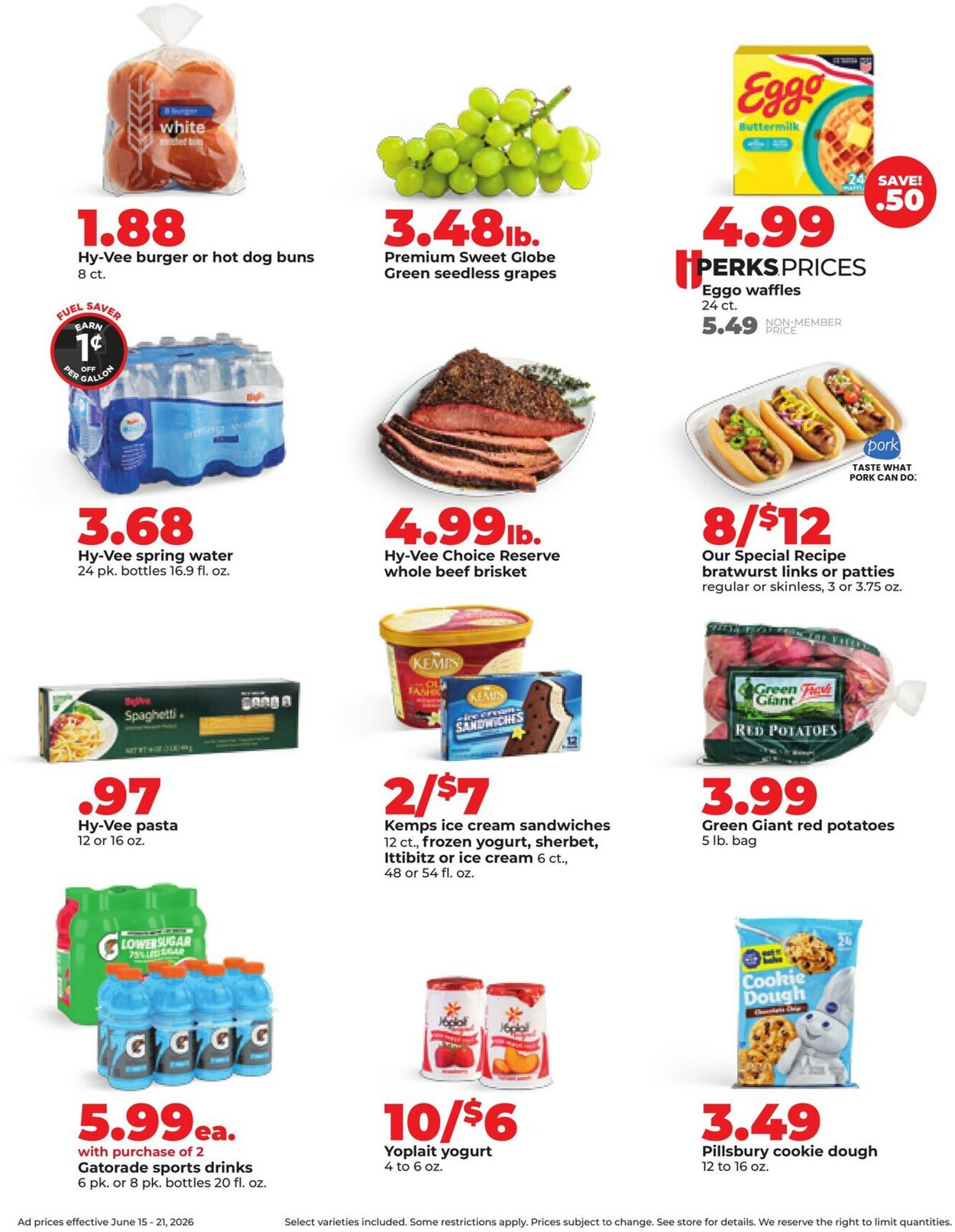 Catalogue HyVee from 06/15/2026