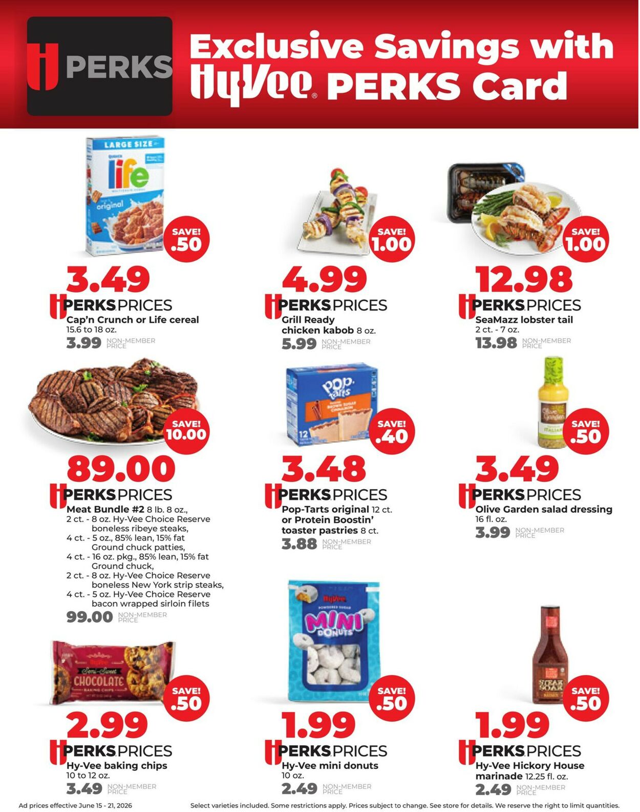 Catalogue HyVee from 06/15/2026