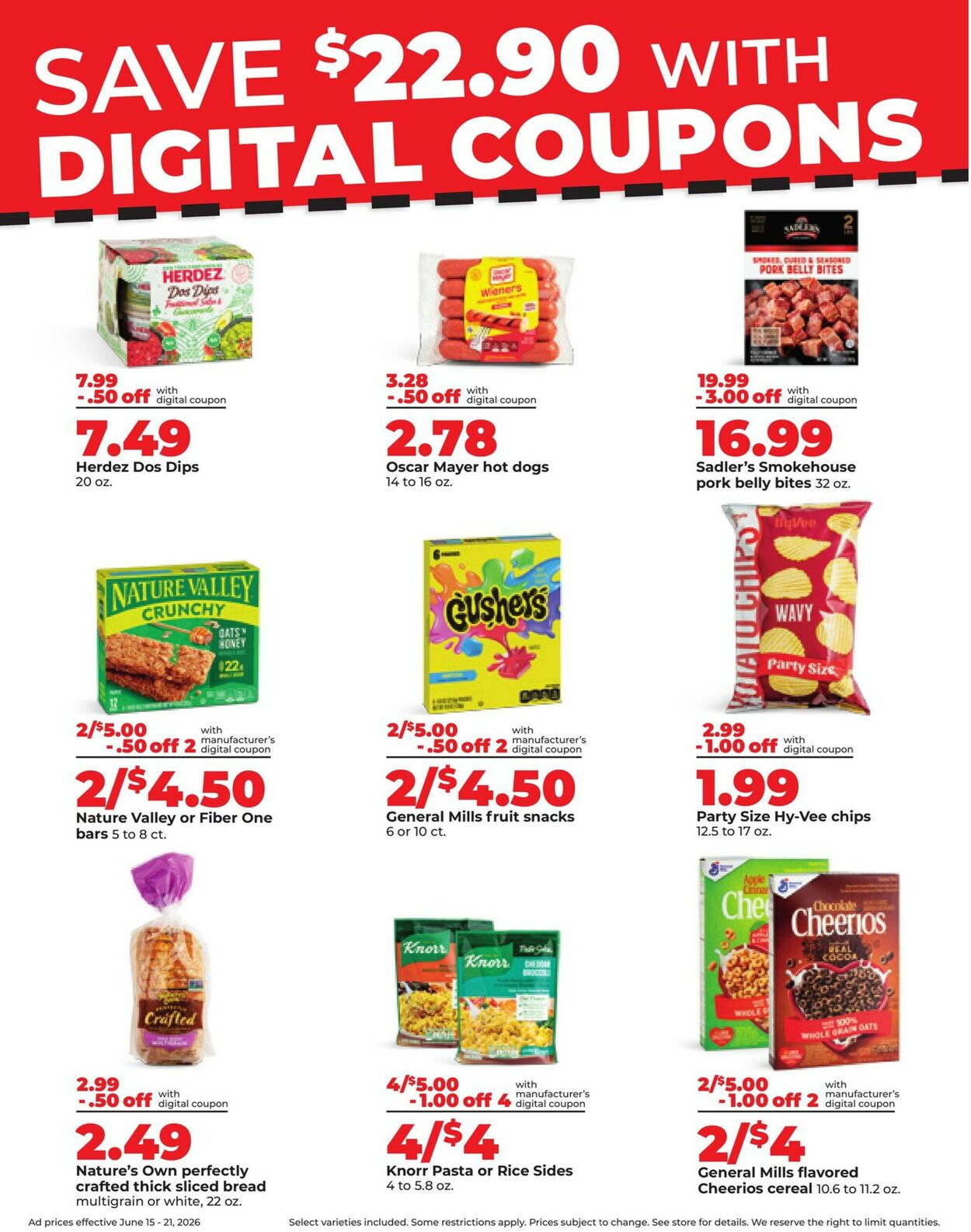Catalogue HyVee from 06/15/2026