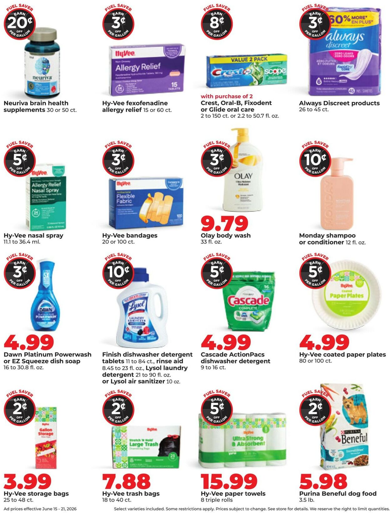 Catalogue HyVee from 06/15/2026