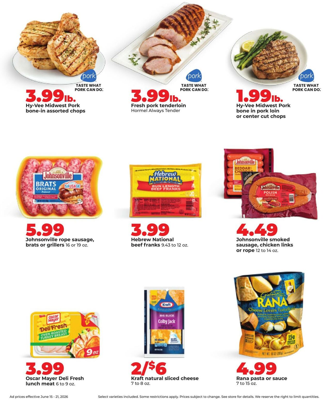 Catalogue HyVee from 06/15/2026