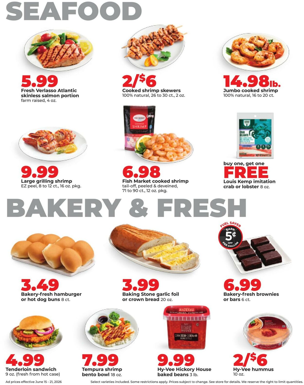 Catalogue HyVee from 06/15/2026