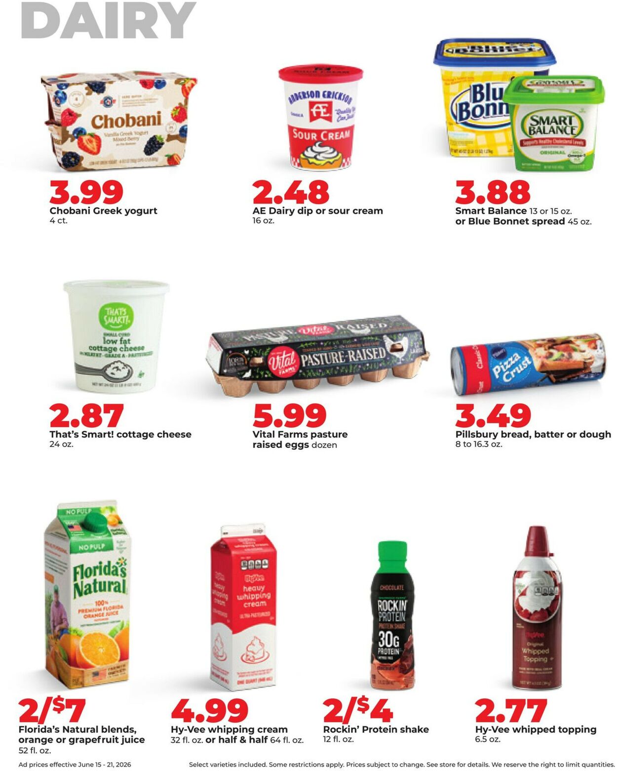Catalogue HyVee from 06/15/2026