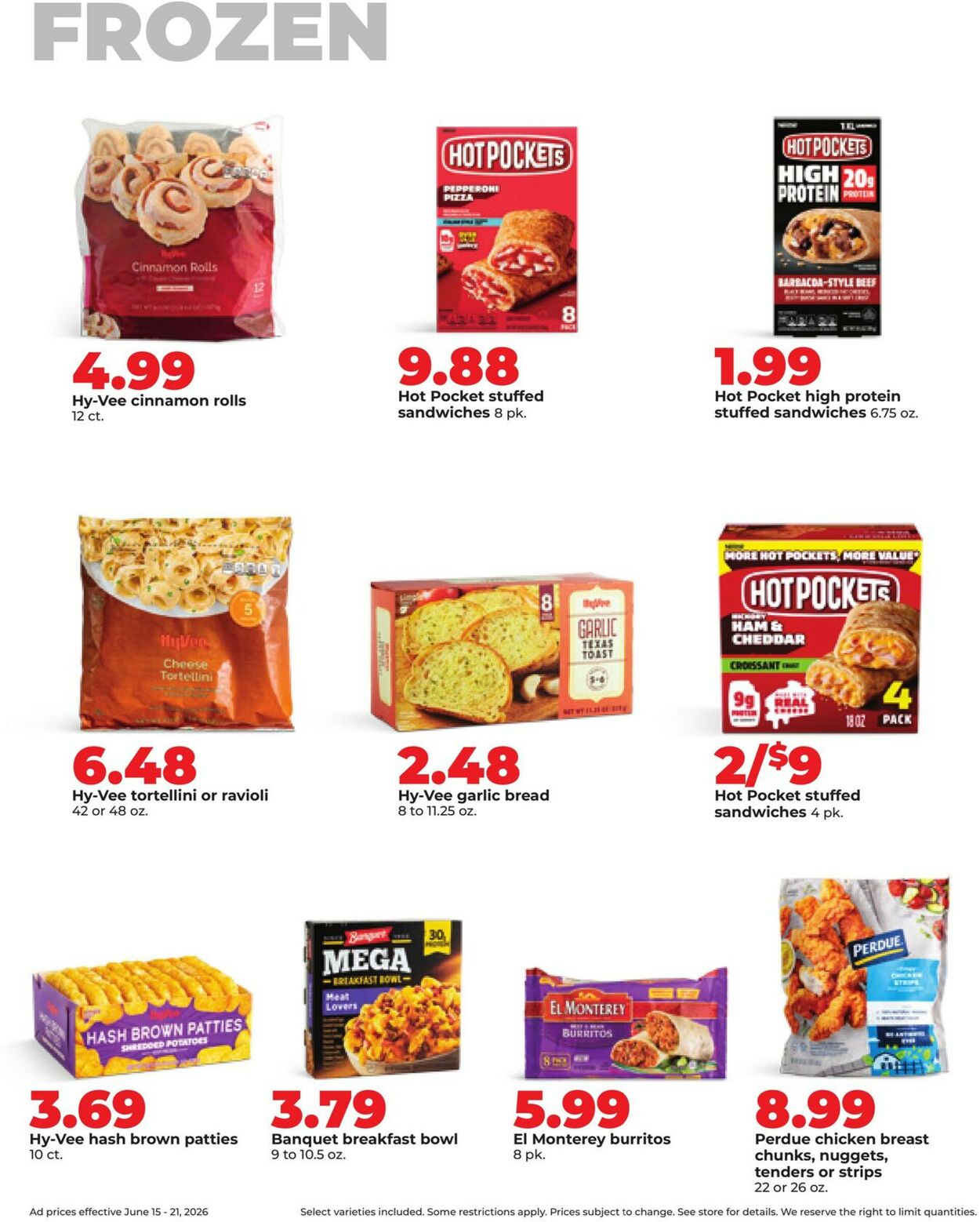 Catalogue HyVee from 06/15/2026