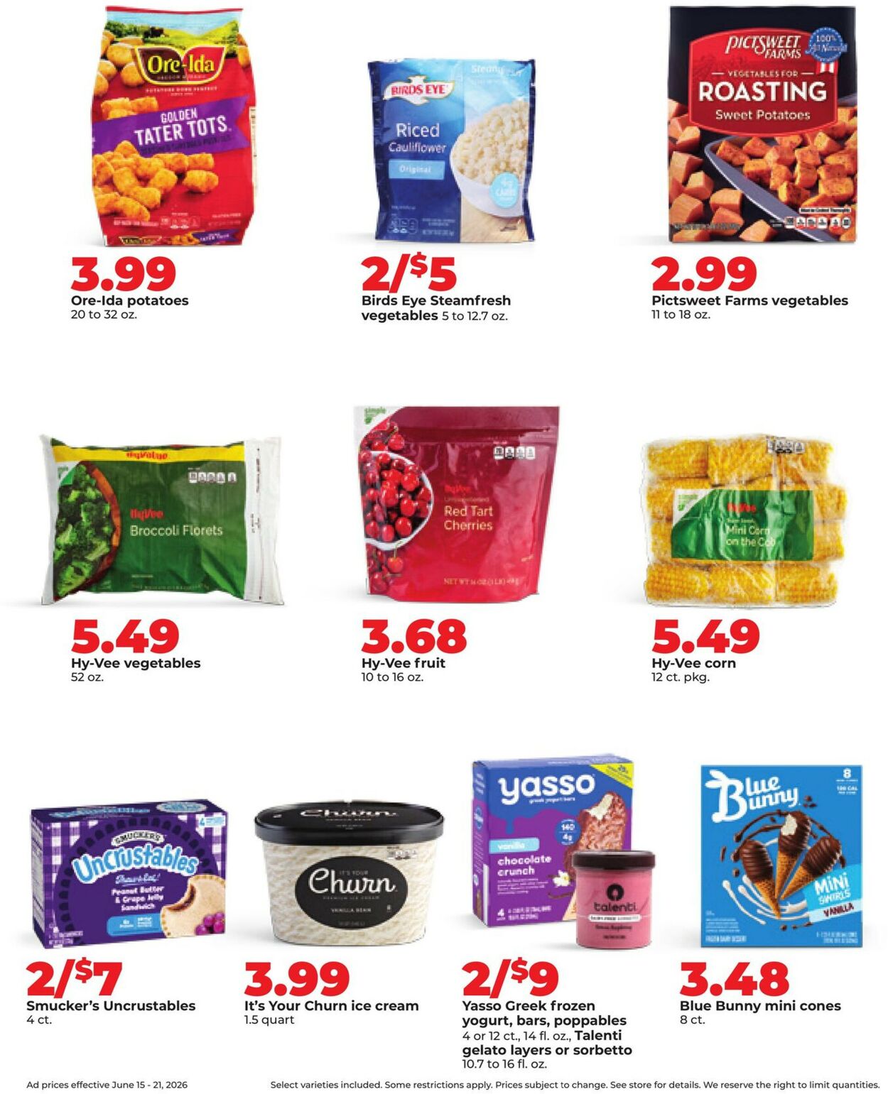 Catalogue HyVee from 06/15/2026