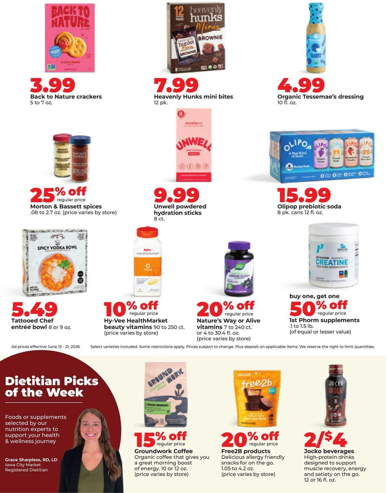 Catalogue HyVee from 06/15/2026