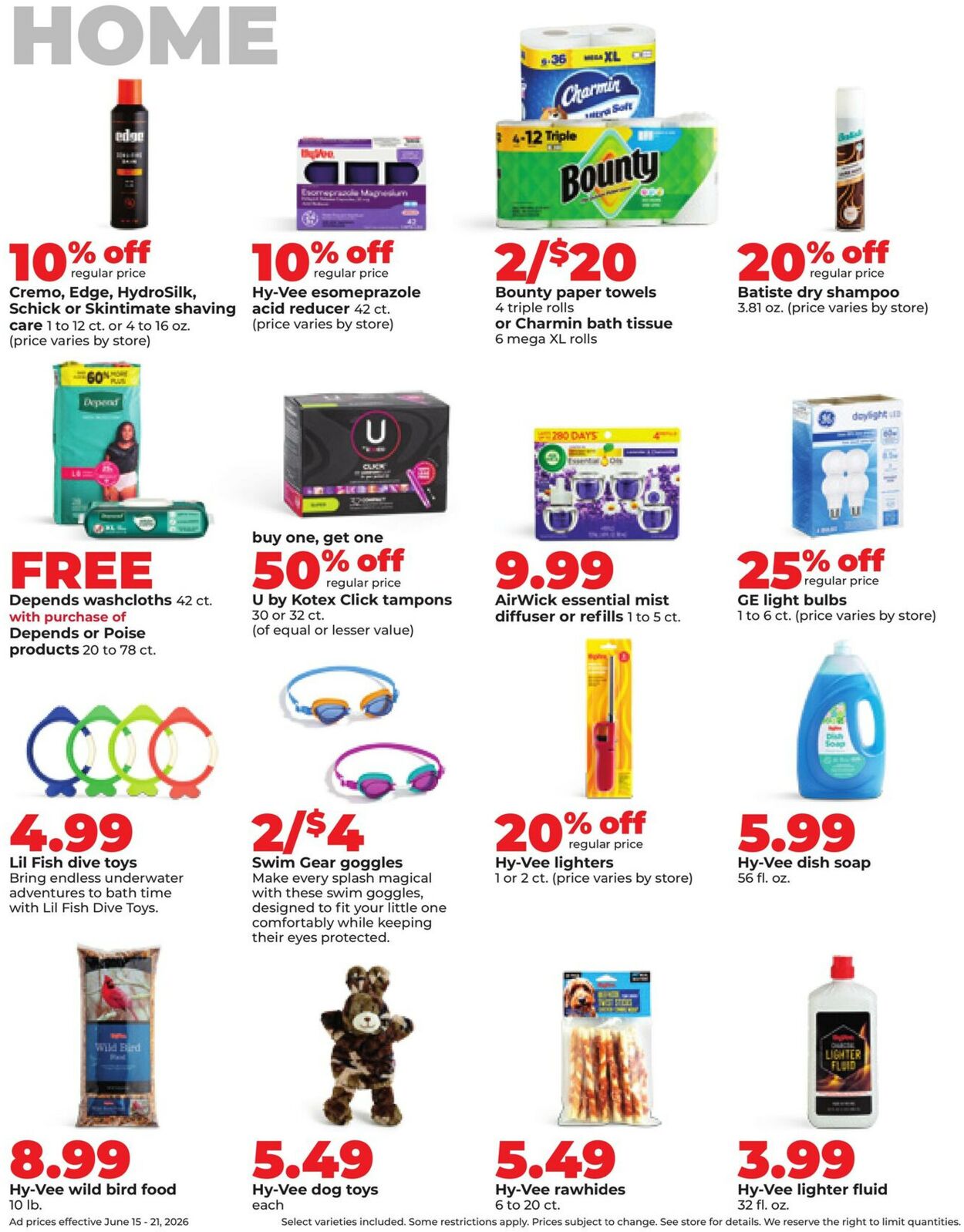 Catalogue HyVee from 06/15/2026