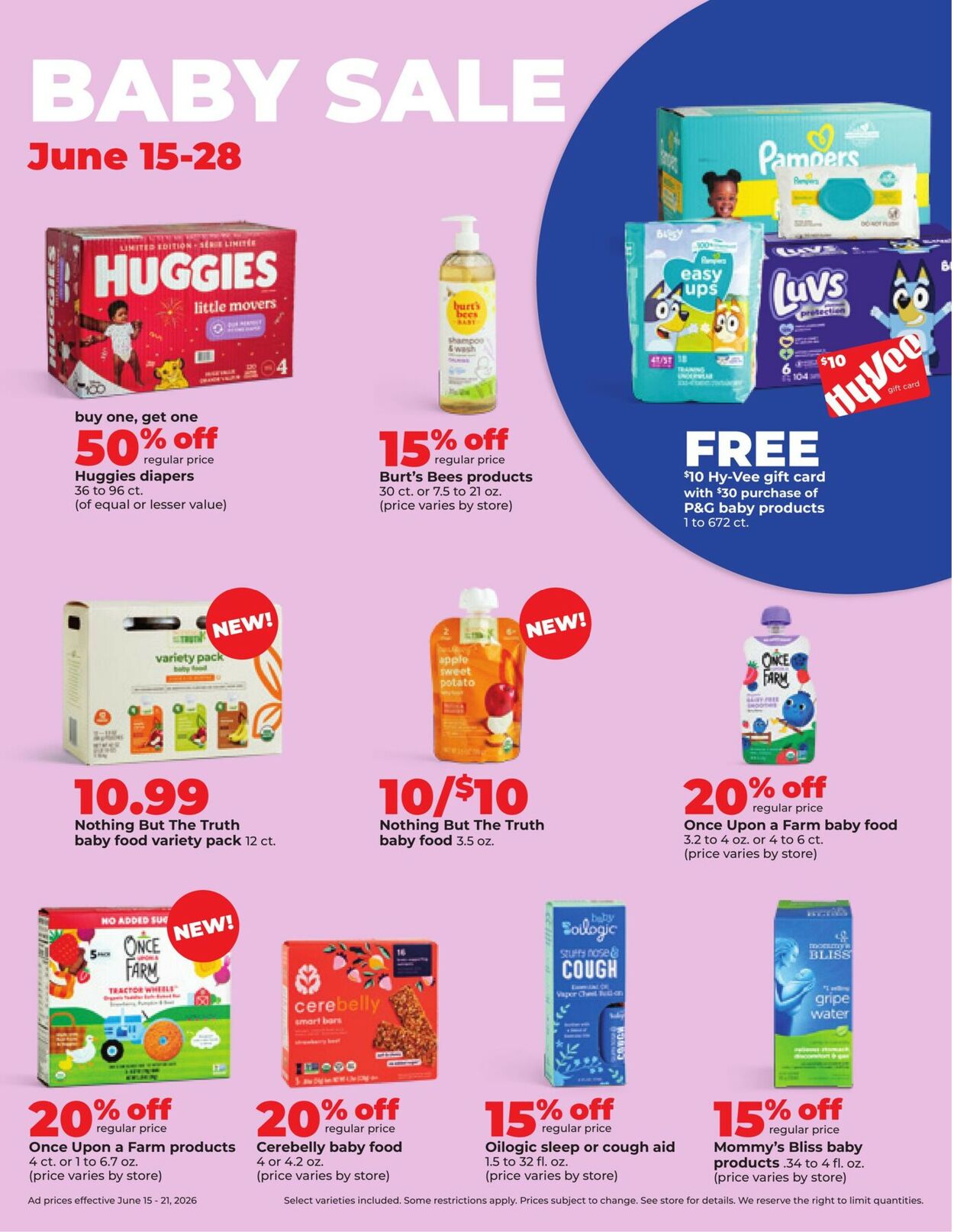 Catalogue HyVee from 06/15/2026