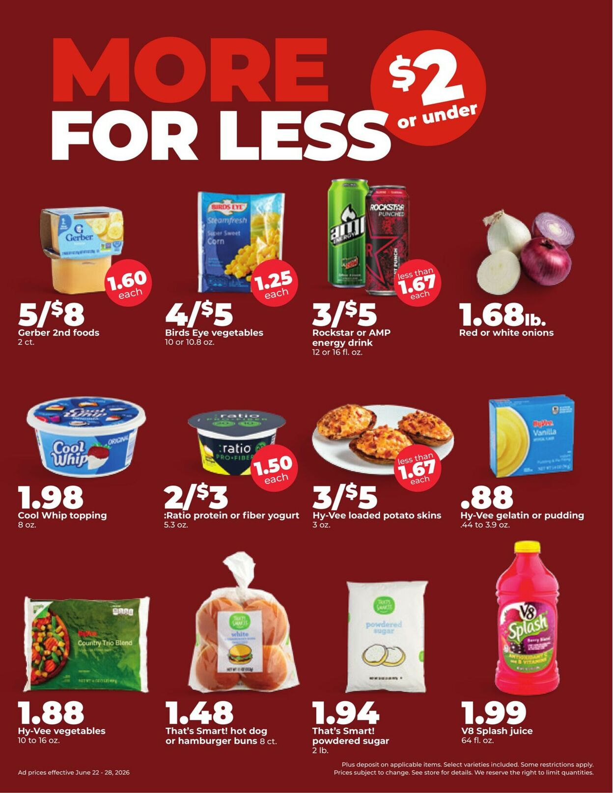 Catalogue HyVee from 06/22/2026