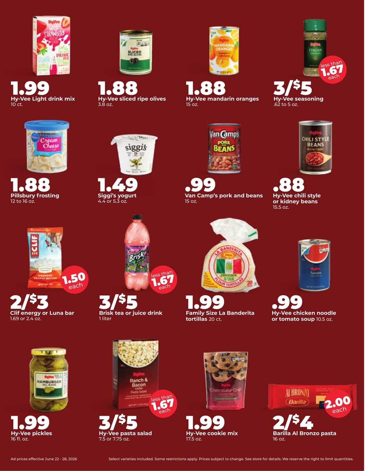 Catalogue HyVee from 06/22/2026