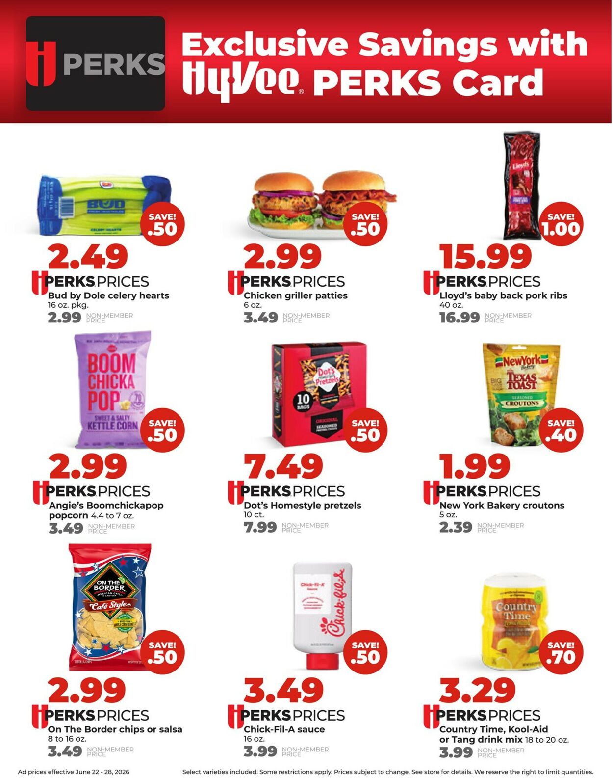 Catalogue HyVee from 06/22/2026