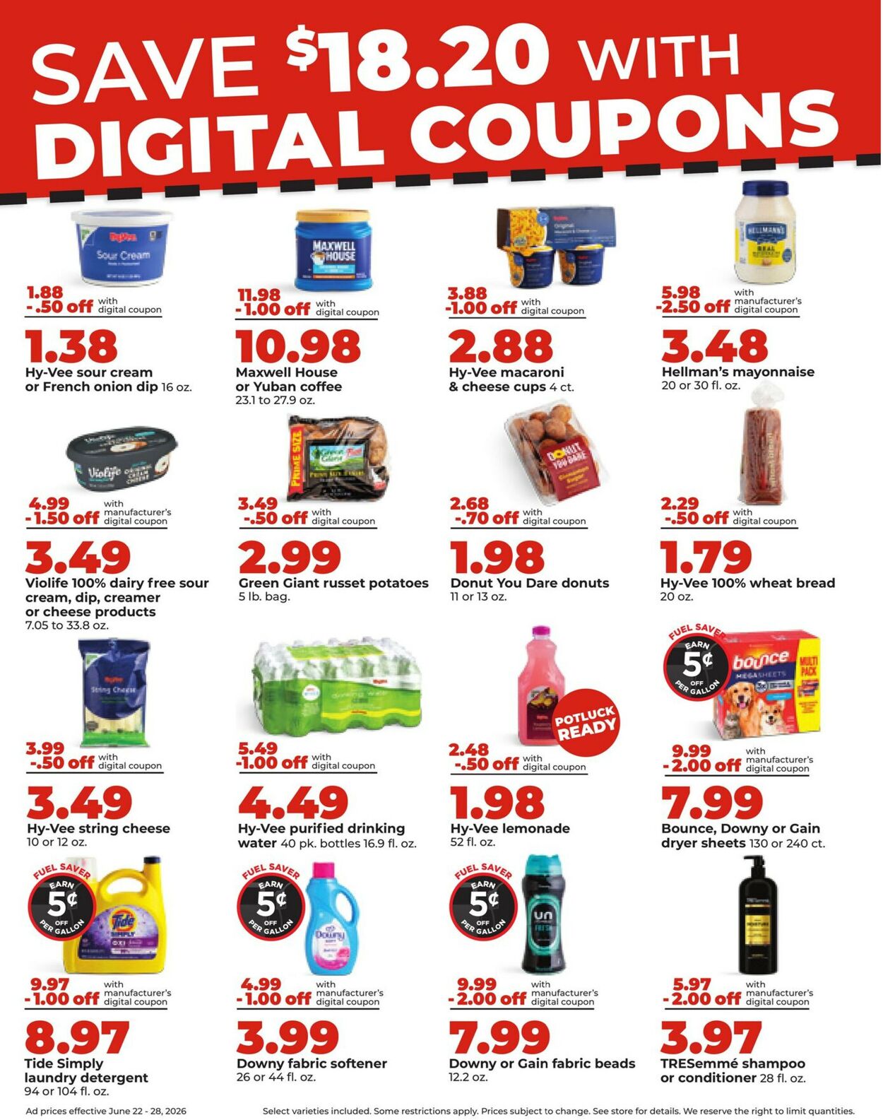 Catalogue HyVee from 06/22/2026
