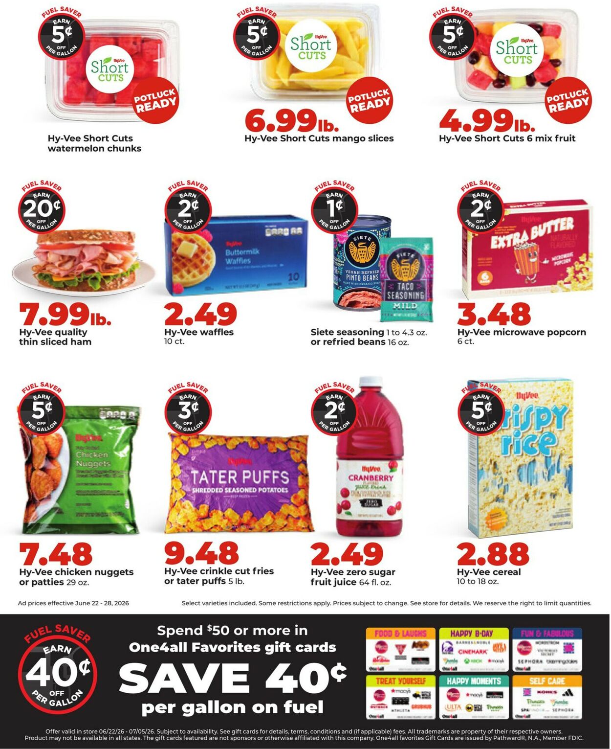 Catalogue HyVee from 06/22/2026