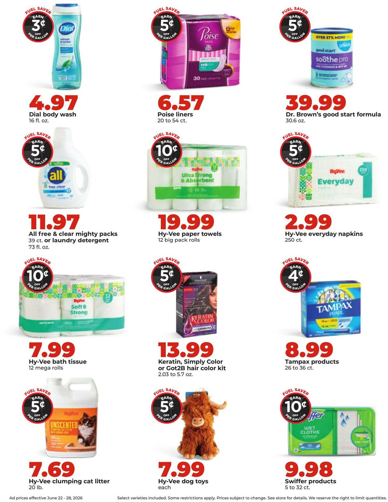 Catalogue HyVee from 06/22/2026