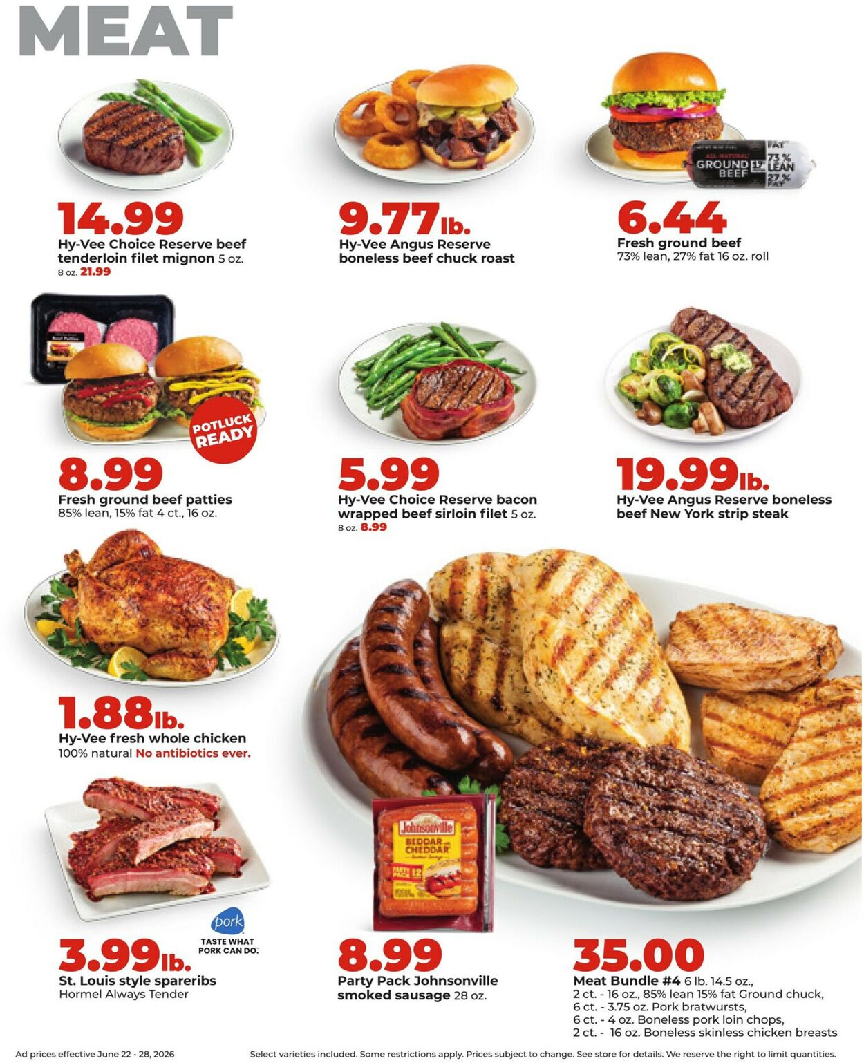 Catalogue HyVee from 06/22/2026