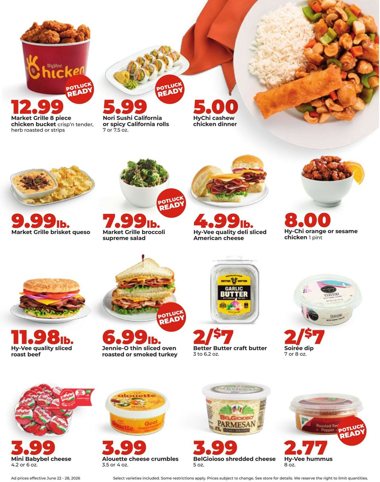 Catalogue HyVee from 06/22/2026