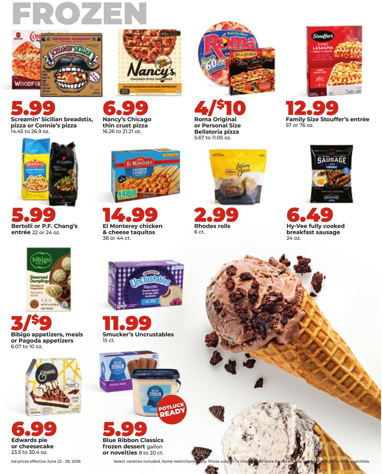 Catalogue HyVee from 06/22/2026