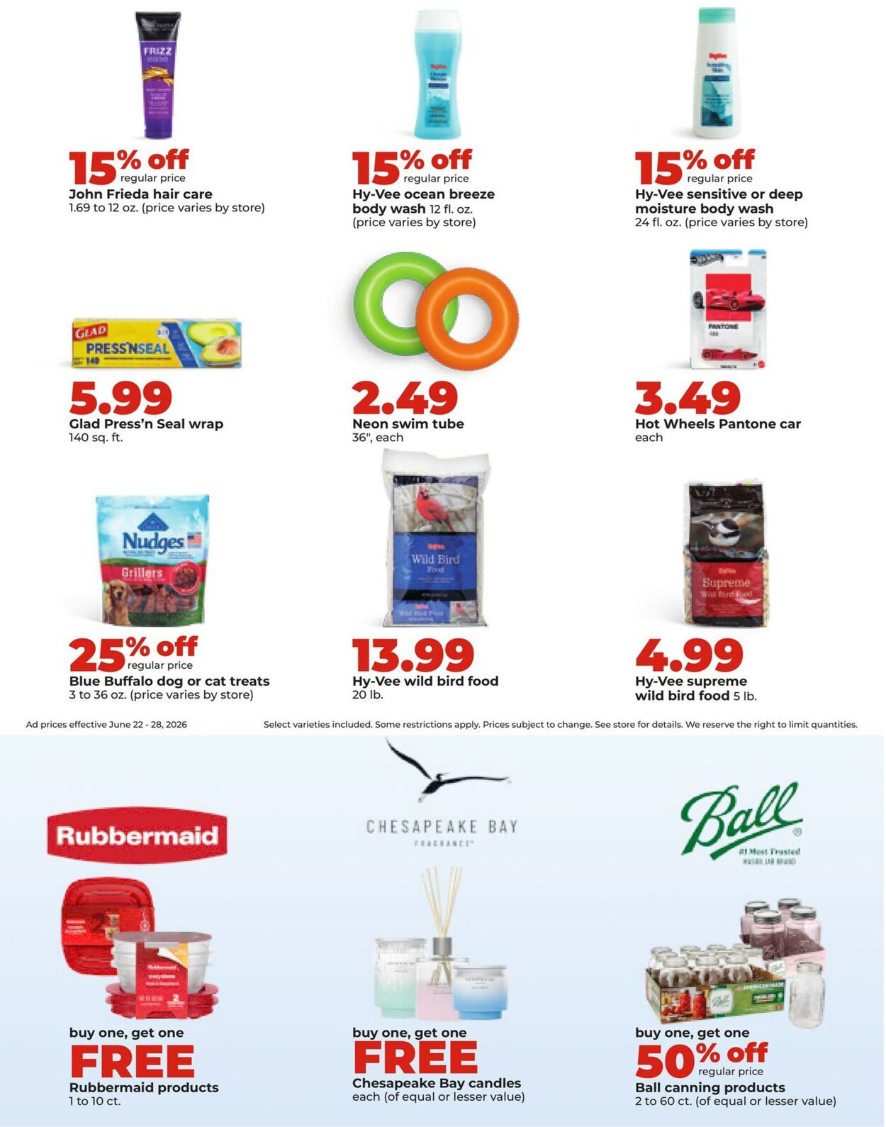 Catalogue HyVee from 06/22/2026