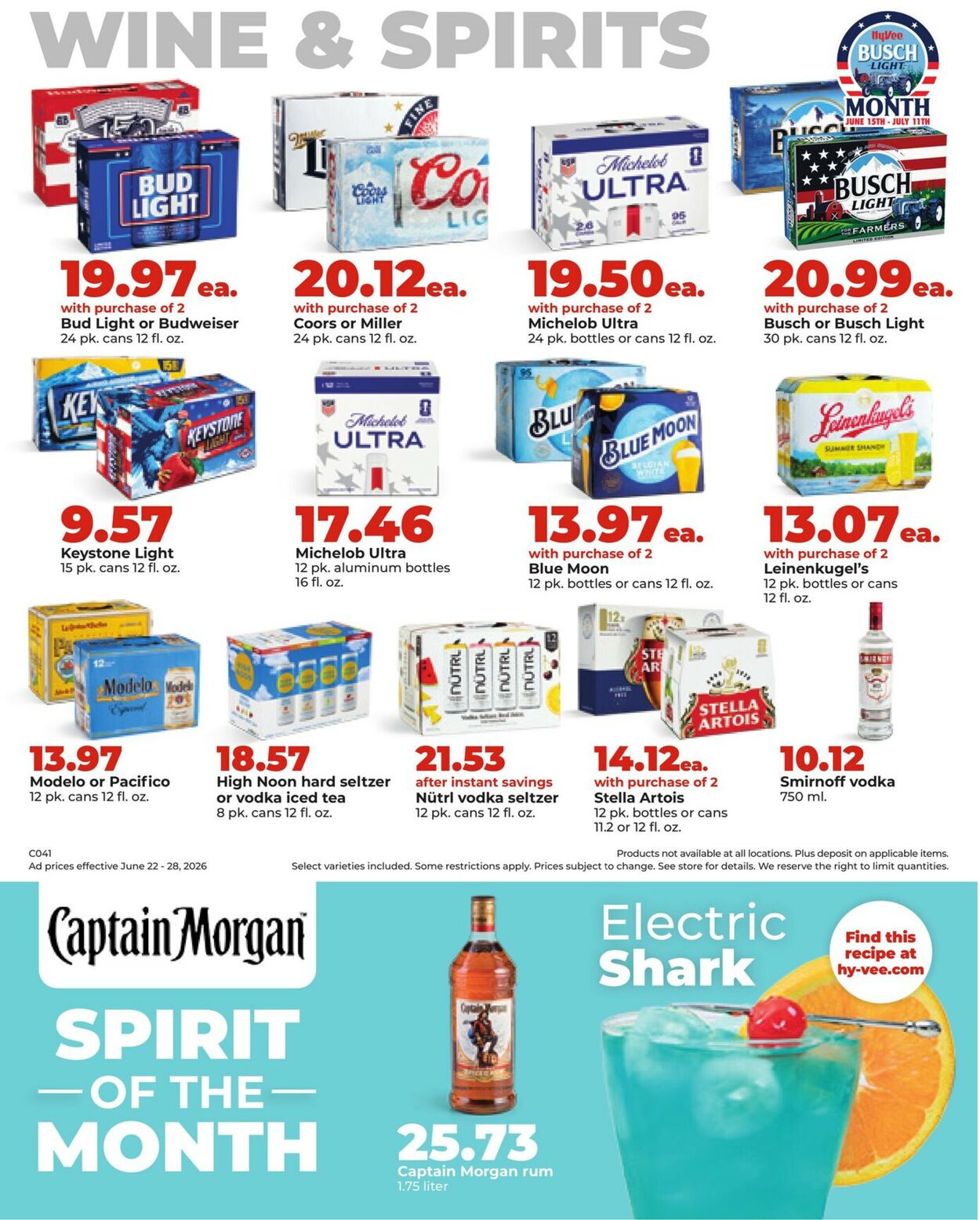 Catalogue HyVee from 06/22/2026