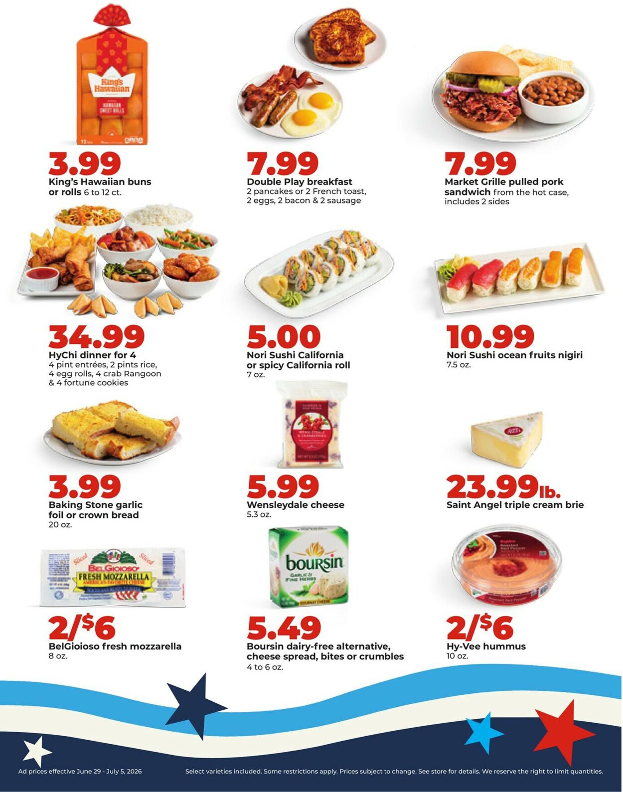 Catalogue HyVee from 06/29/2026