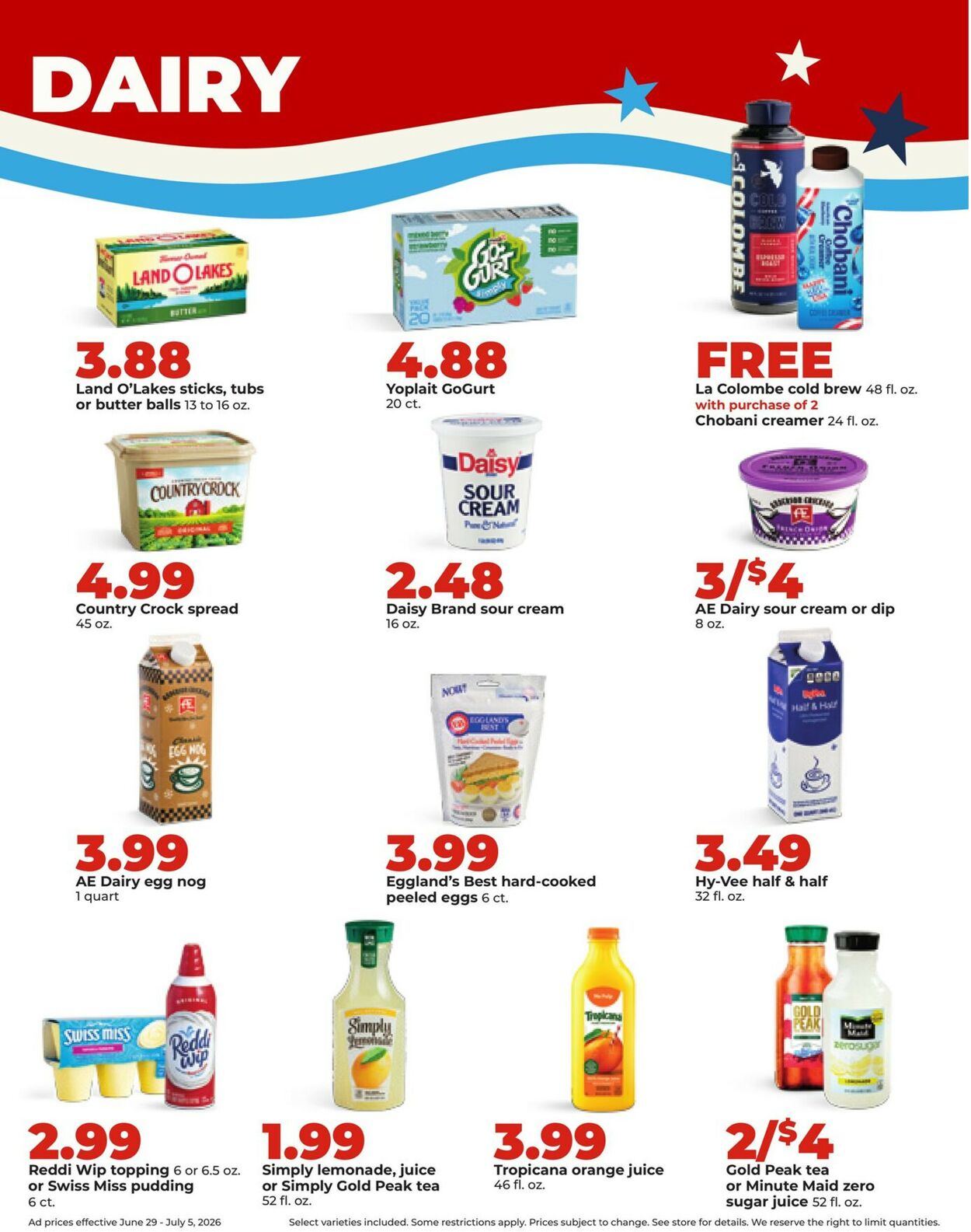 Catalogue HyVee from 06/29/2026